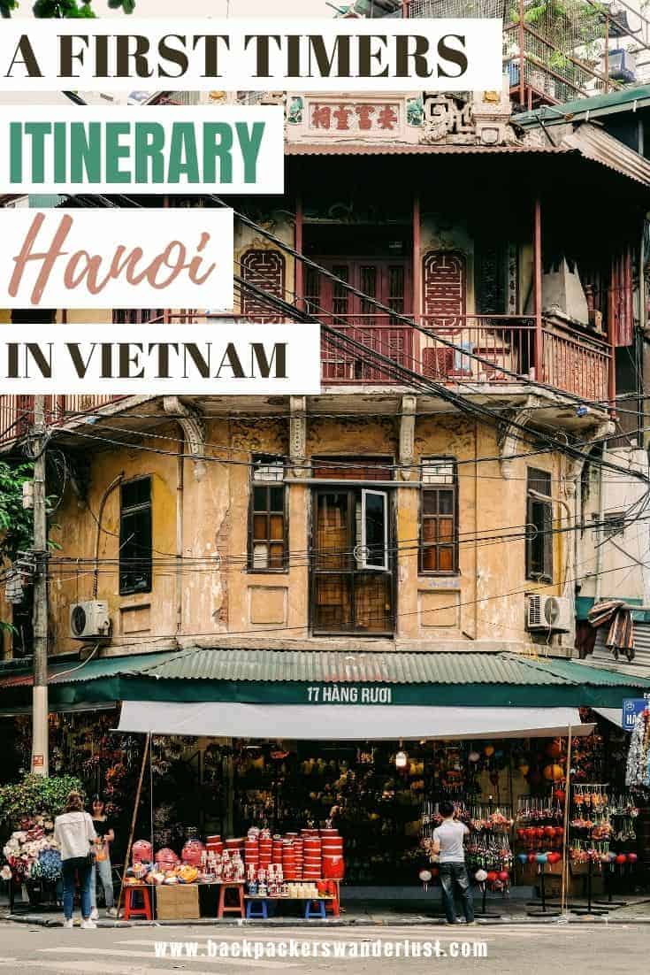 Planning on spending 3 days in Hanoi, but not sure what exactly to do, Come check out my 3 days in Hanoi itinerary for everything you need to know about staying in this bustling city for a couple of days. So, let's chat about the top things to do, where to stay, accommodation, and more!