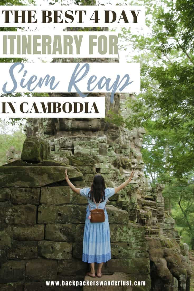 Planning on spending 4 days in Siem Reap, but not sure what exactly to do? Come check out my 4 days in Siem Reap itinerary for everything you need to know about staying in my favorite city in Cambodia. So, let's chat about the top things to do, where to stay, accommodation, and more!