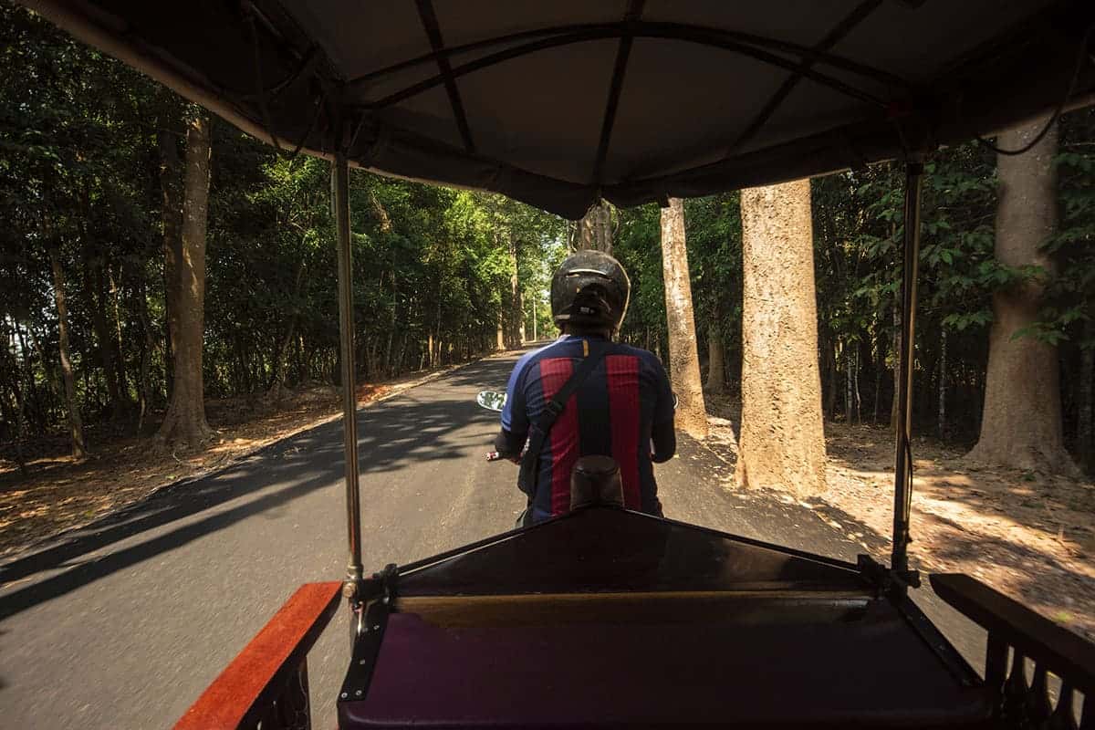 Angkor Wat Grand Circuit: All YOU Need To Know (2025) 7 driving around the angkor wat grand circuit by tuk tuk