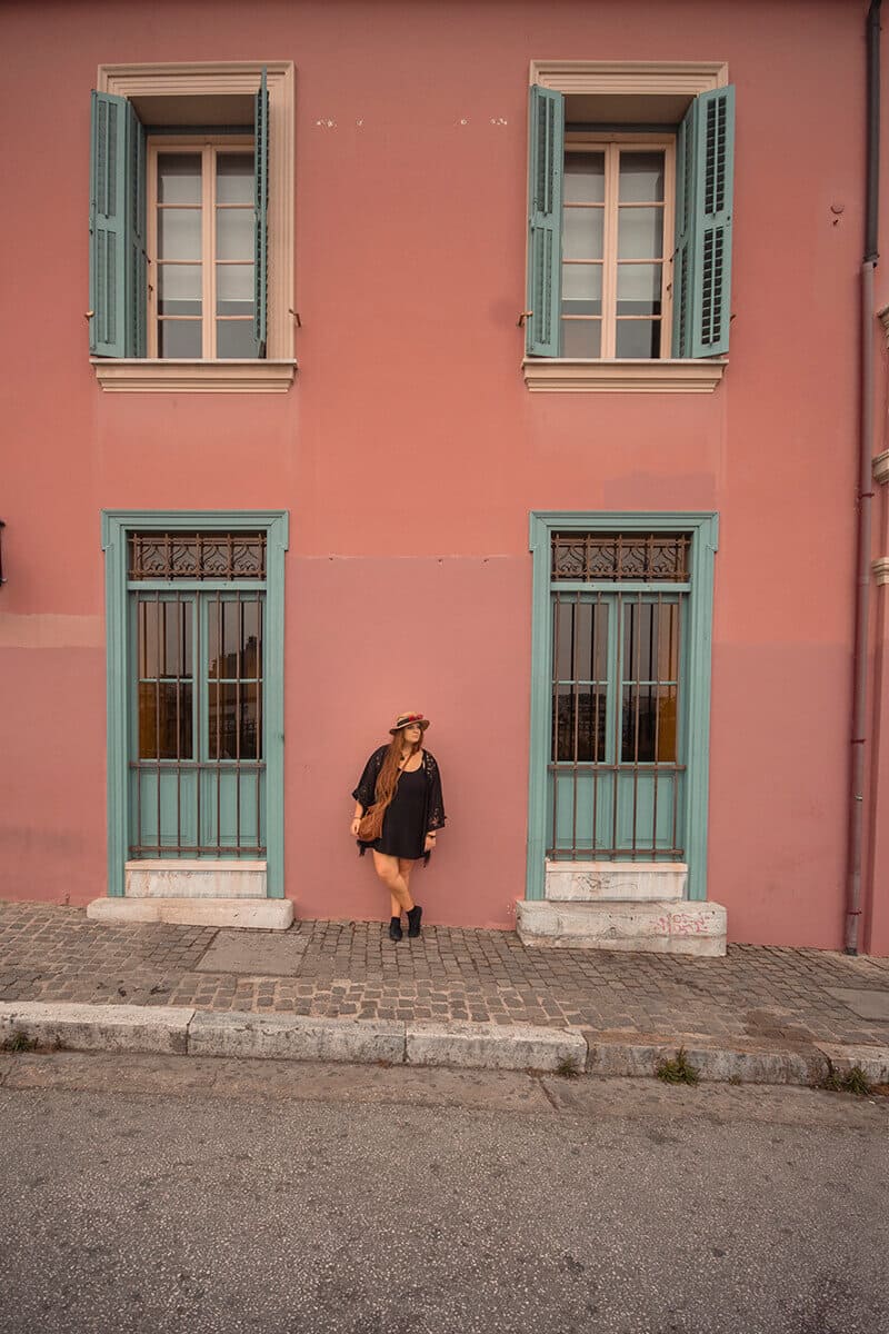 pink house backpacking athens on a budget