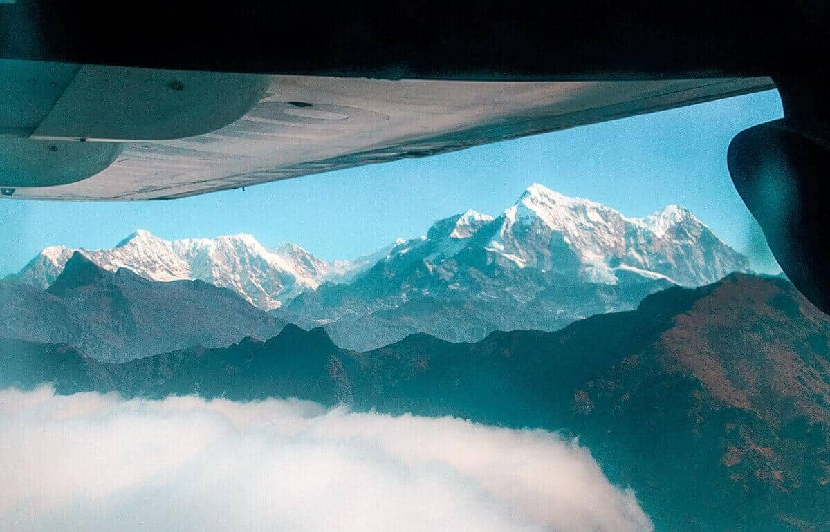 mountain flight from kathmandu with views of everest