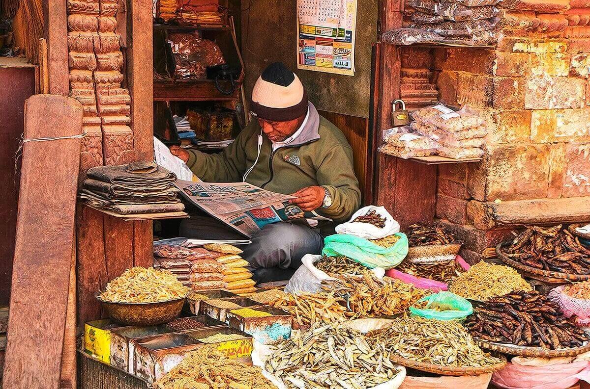 streetfood in kathmandu