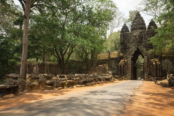 angkor archeological park while exploring siem reap