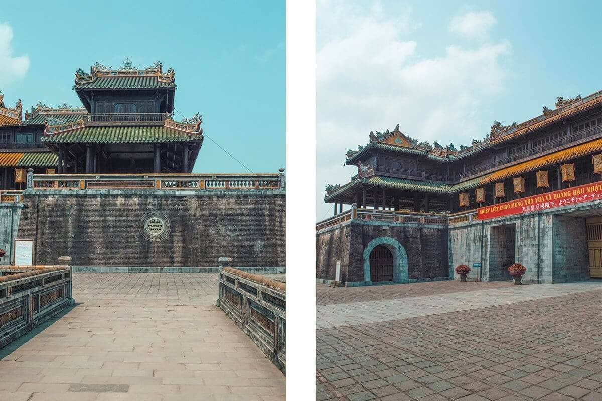incredible buildings inside the imperial city of hue