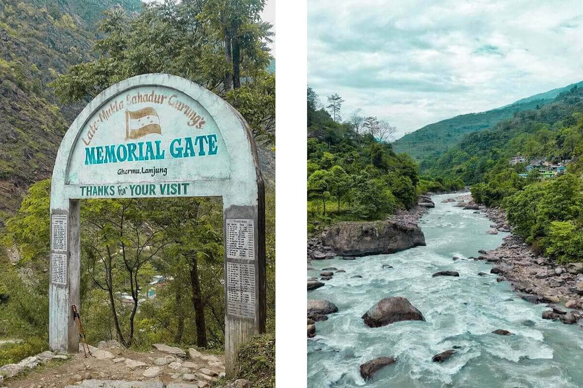 scenery on the annapurna circuit