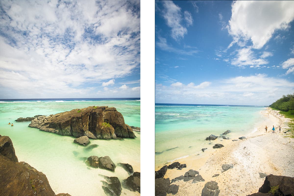 black rock beach in rarotonga