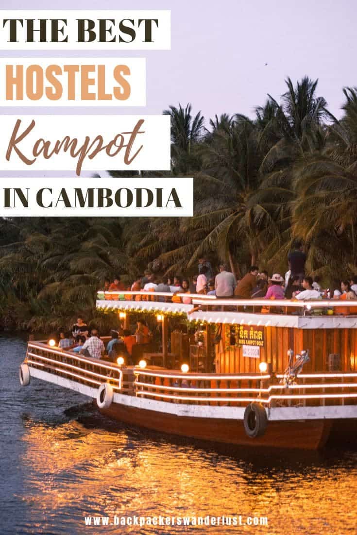 Best Hostels In Kampot Worth Booking 29 Come find out the best hostels in Kampot so you can have the perfect stay on a budget. Whether you are a solo traveler looking to make friends, wanting something cheap but decent, or simply looking for the best of both worlds. I have compared the price, facilities, amenities, and location- so come find out the top backpackers for all types of travelers in this ultimate guide!