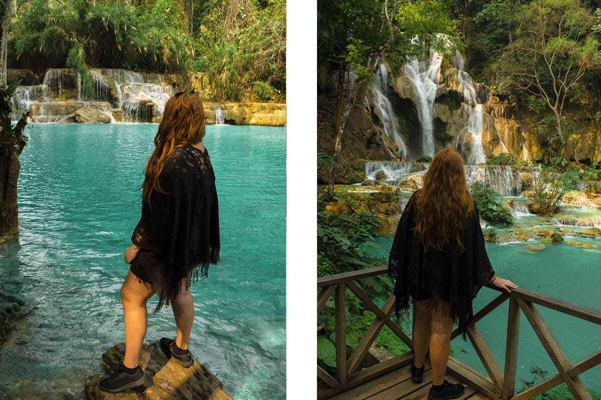 kuang si falls best hostels in luang prabang