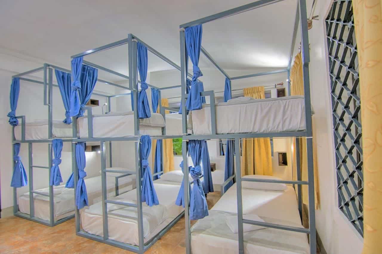 The Best Hostels In Siem Reap: Get The Most For Your Money 19 bunk beds with curtains at bokre hostel siem reap