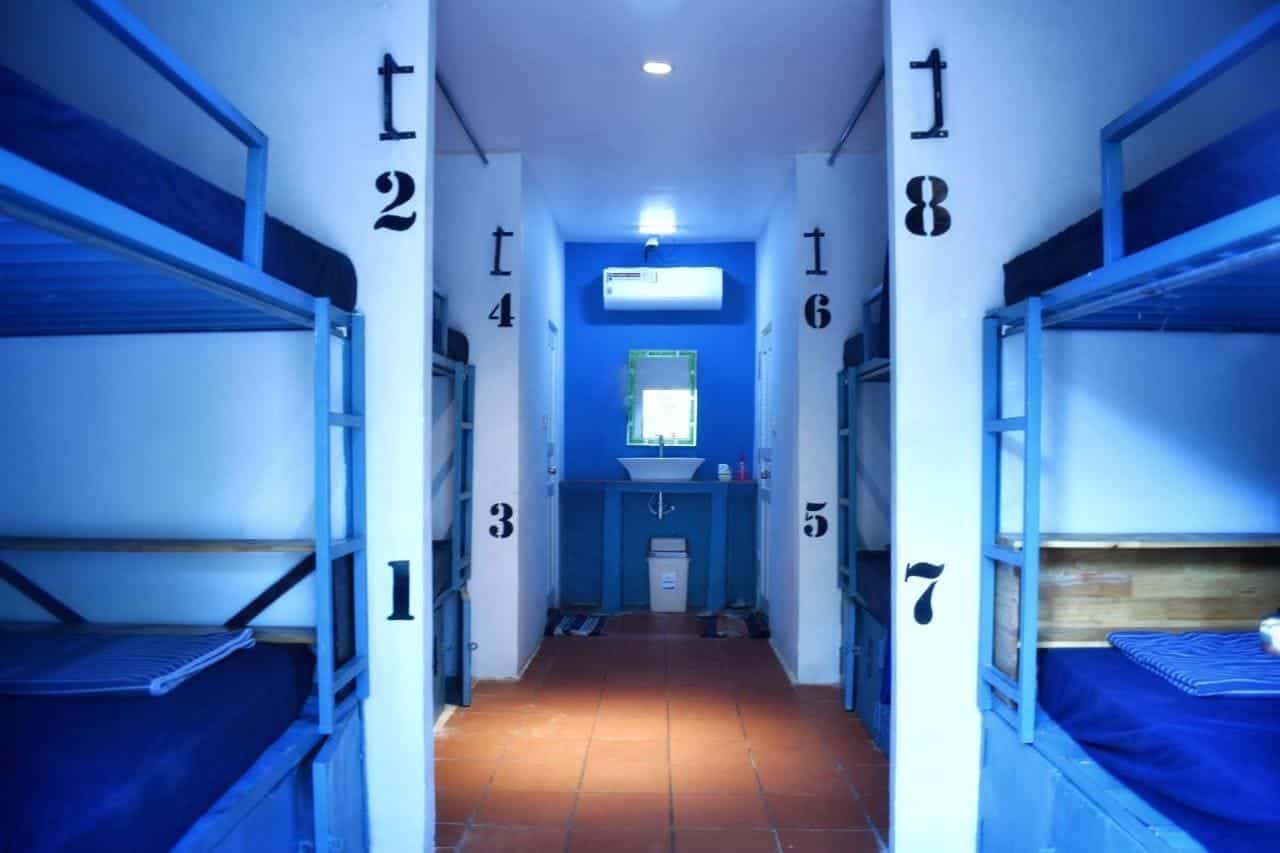 the dorm room at big easy hostel on koh rong samloem