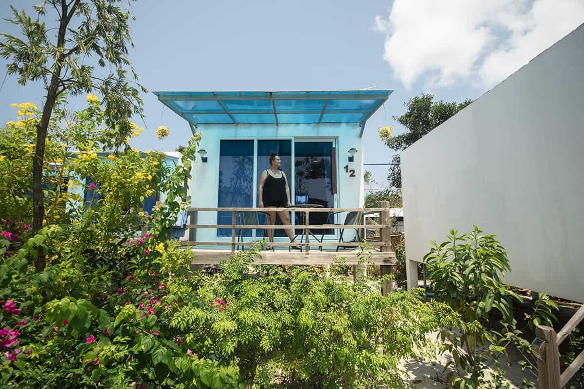 one of the private bungalows at sara resort