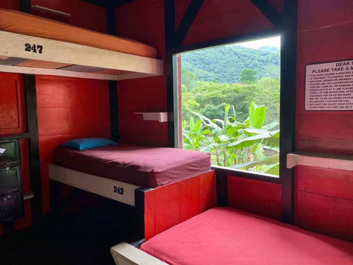 Best Hostels In Semuc Champey: For Solo Travelers, Females, Couples & More 14 the bed configuration in the dorm at greengos hostel, the best hostel in semuc champey