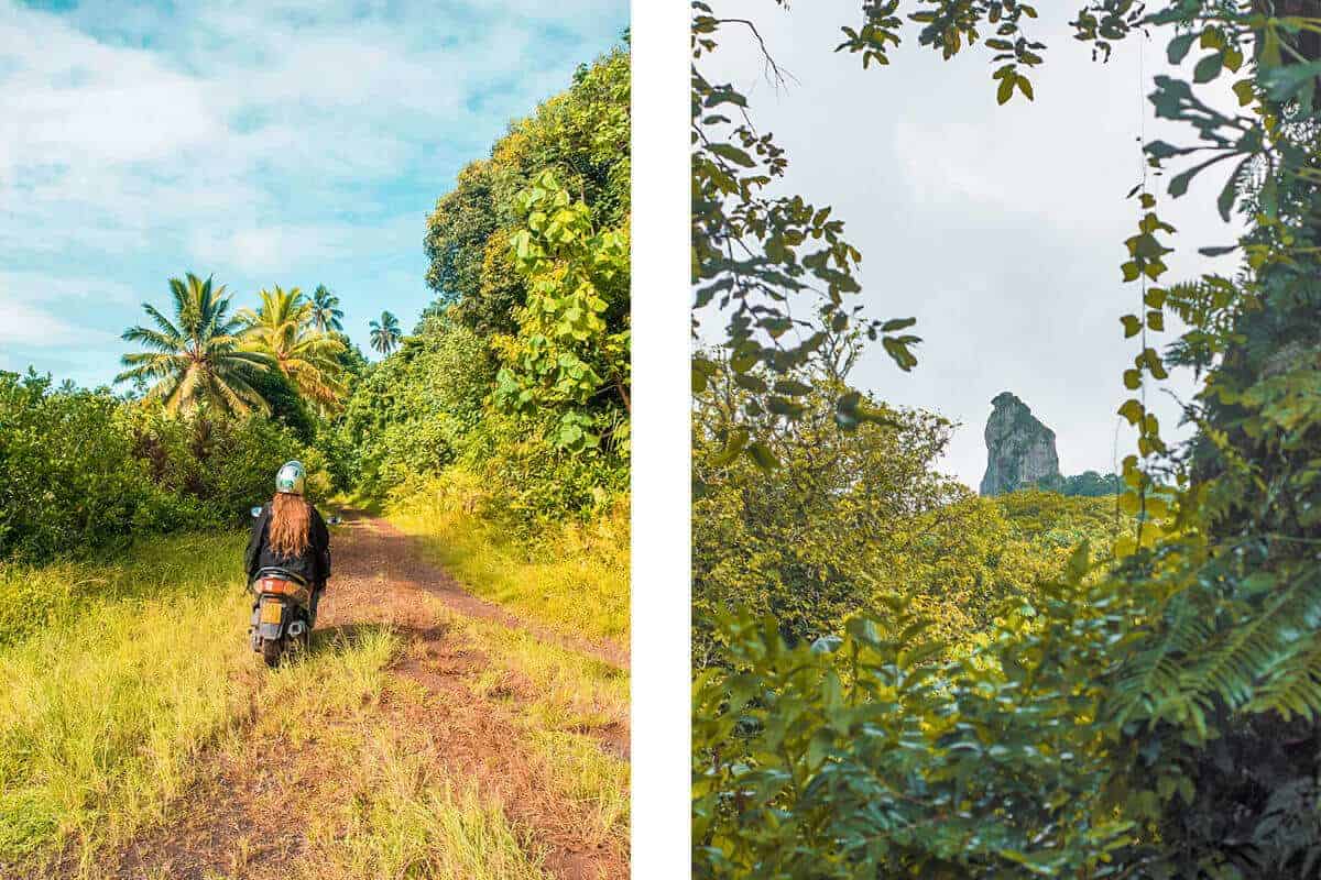 visiting the needle in rarotonga