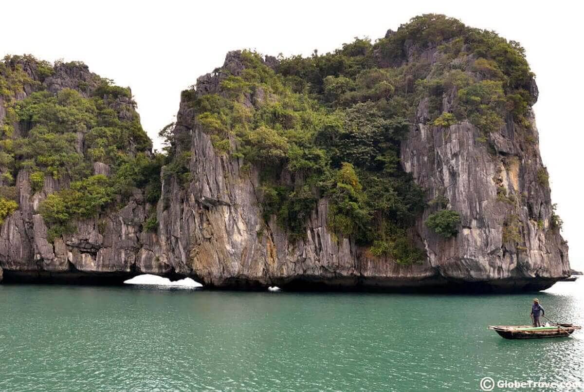 halong bay rock formations in vietnam