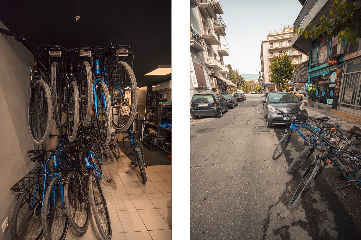 bikes hanging we bike athens