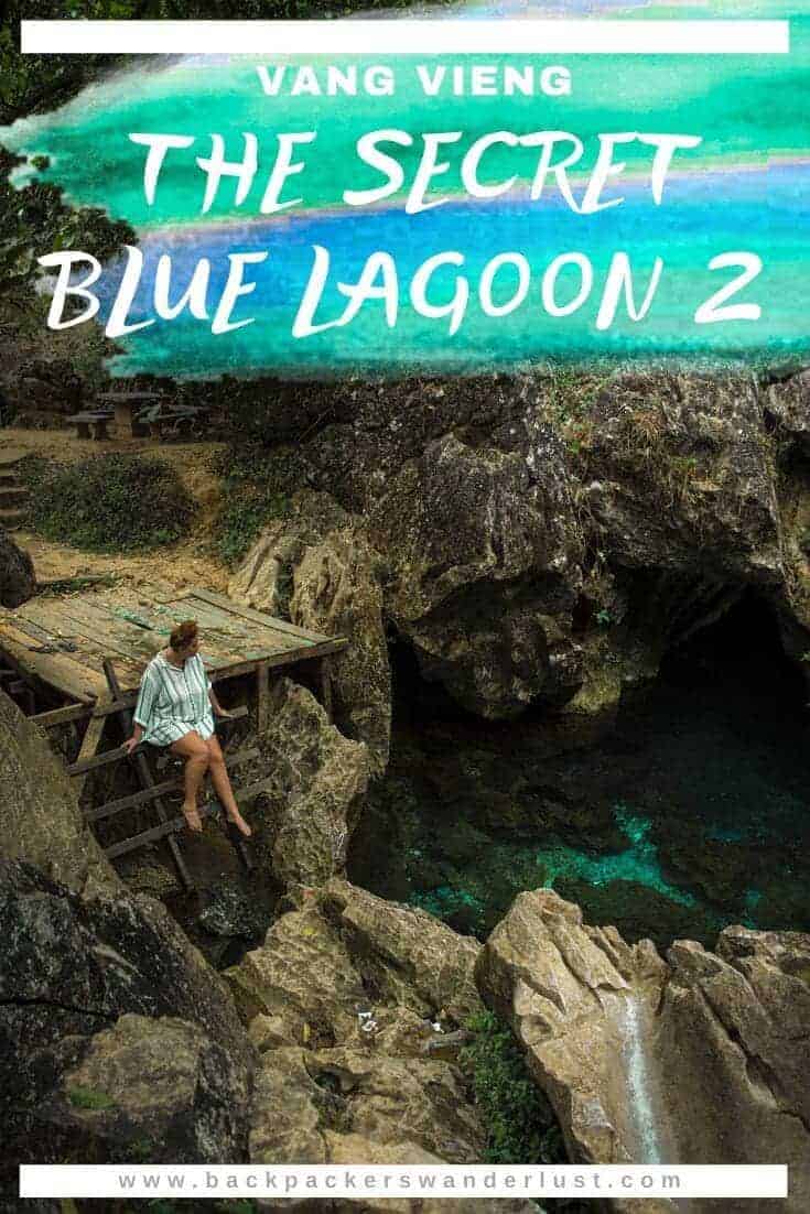 Find out all you need to know about visiting Tham Chang Cave in Vang Vieng and the secret Blue Lagoon Two which is also located there. This includes how to get there, what to do, entry fees, where to stay and more!