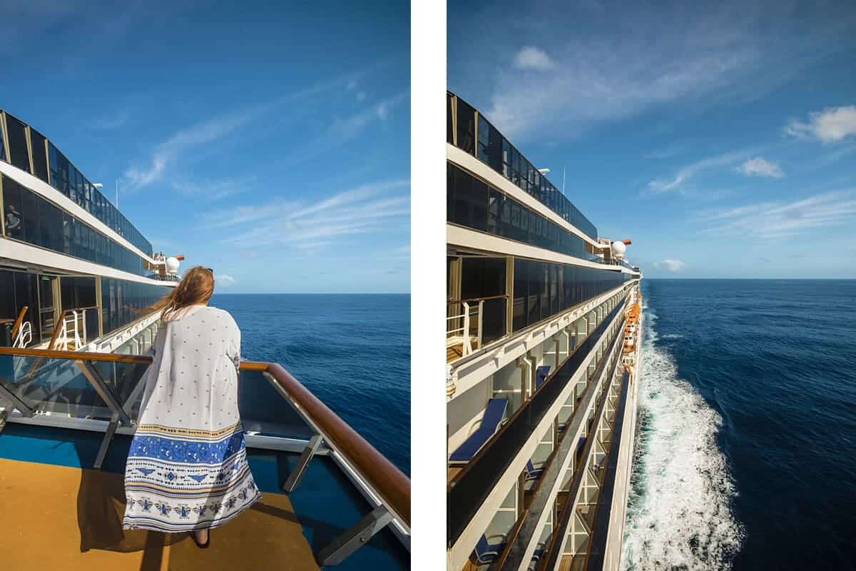 Carnival Spirit Review: My Experience On A Carnival South Pacific Cruise 3 view on the carnival spirit over the south pacific ocean