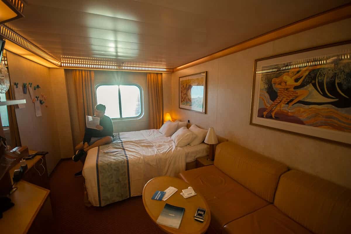 Carnival Spirit Review: My Experience On A Carnival South Pacific Cruise 6 ocean view cabin 1208 on the carnival spirit