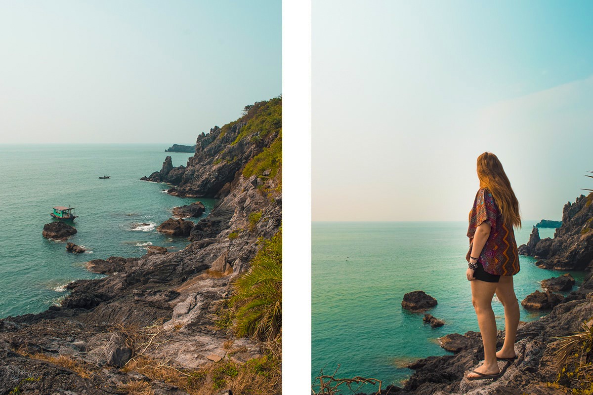 Discover Cat Ba Island and Cat Ong Island | Cheap Ha Long Bay Cruise | Cat Ba Island | Adventure | Backpack South East Asia | Travel | Backpacking | Must Visit | Do Not Miss | Vietnam | Ha Long Bay Cruise | Cat Ba Island | Cat Ong Island | Ocean Tours | Adventure | Photography | Backpackers Wanderlust | #vietnam #halongbay #cocktailcruise #hanoi #budgetcruisehalongbay #backpacksoutheastasia #catbaisland #catongisland