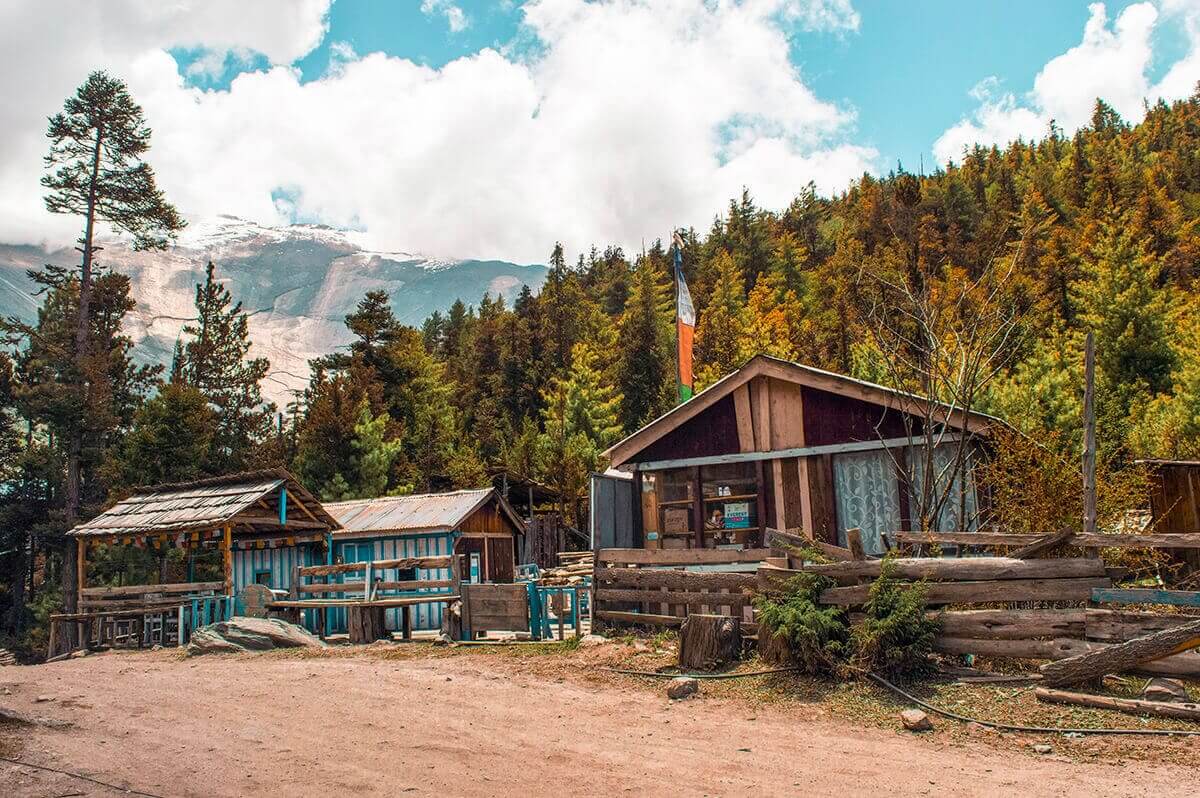 Day 5: Chame To Upper Pisang On The Annapurna Circuit 16 village chame to upper pisang annapurna circuit