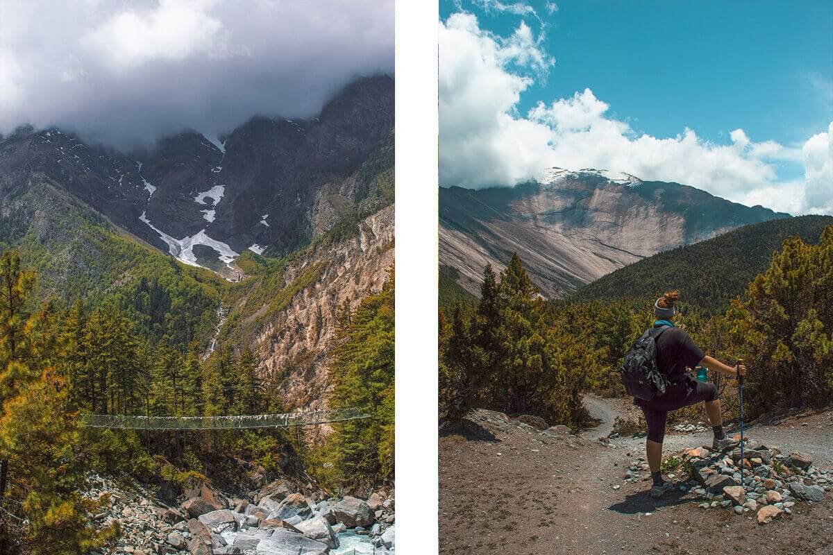 Day 5: Chame To Upper Pisang On The Annapurna Circuit 15 rest stop chame to upper pisang annapurna circuit