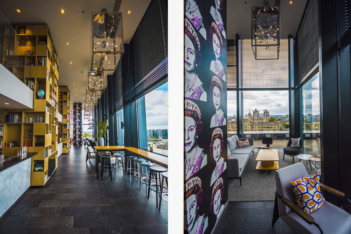 bar decor citizenm tower of london review