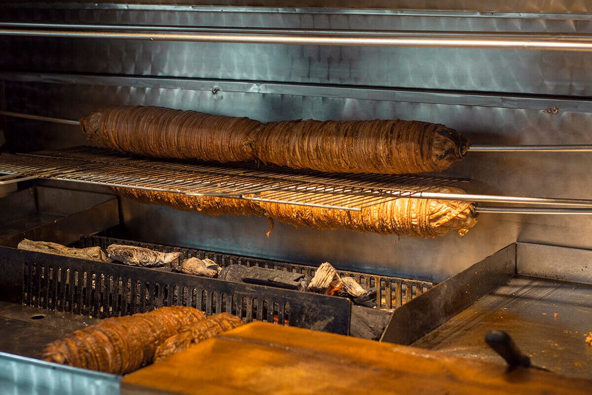 cooking kokorec best food in istanbul