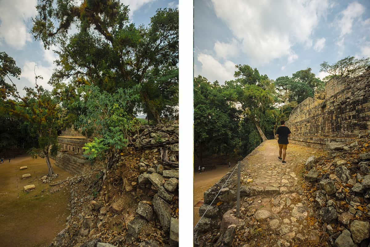 Copan Mayan Ruins: BEST Tips For Visiting In 2025 15 walking up the pathway to the acropolis at the copan mayan ruins