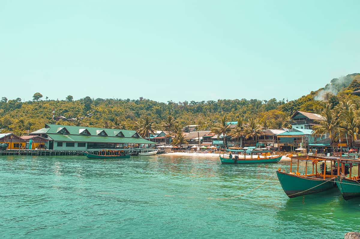 Cost To Travel Cambodia: My $29.00 Per Day Travel Budget 17 arriving to the main town on koh rong