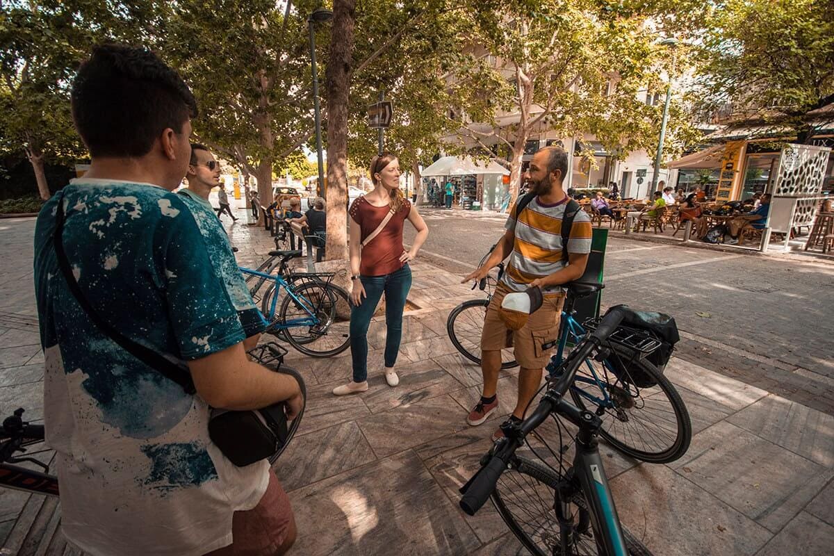 cycling around the streets of athens cost to travel greece