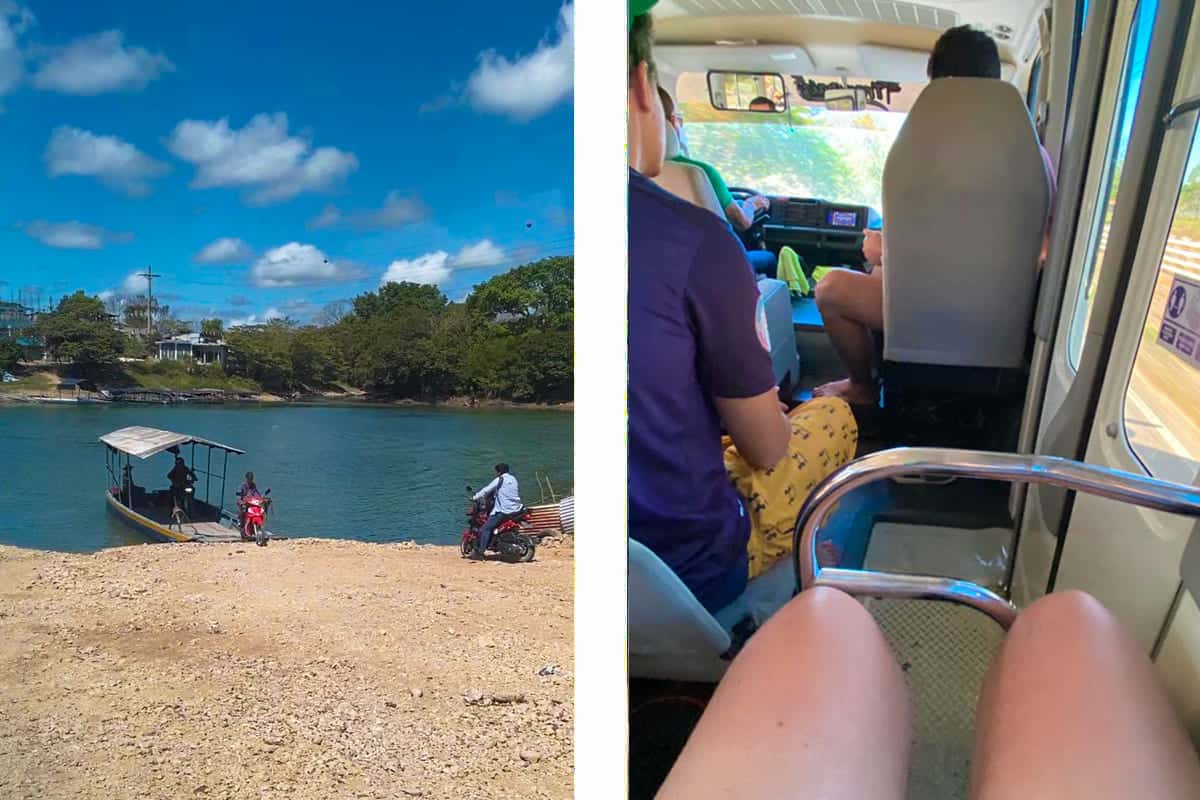 Cost To Travel Guatemala: My Realistic $50.00 Budget 16 taking the tourist shuttle from flores to semuc champey, it was a long day but cost $25.00