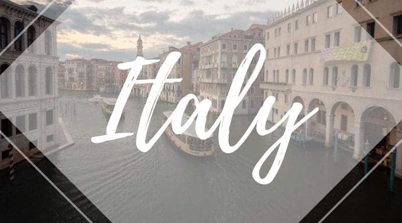 destination page italy