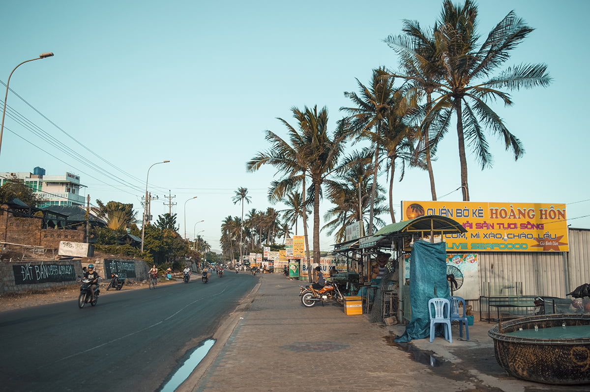 main strip in mui ne vietnam