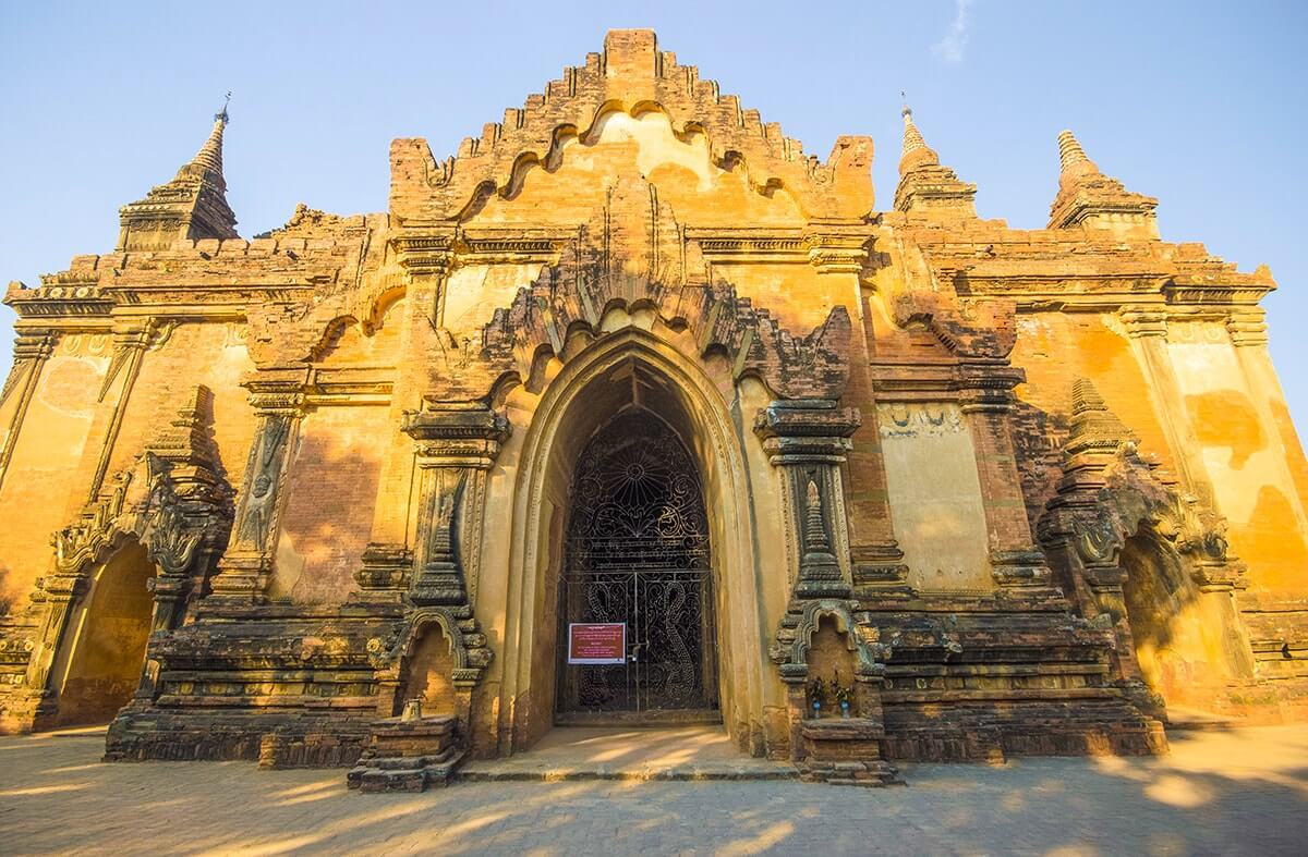 underneath temples in bagan