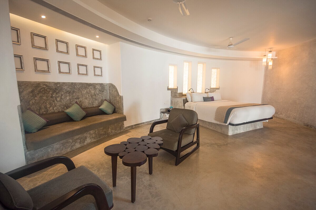 private villa bedroom in xandari pearl