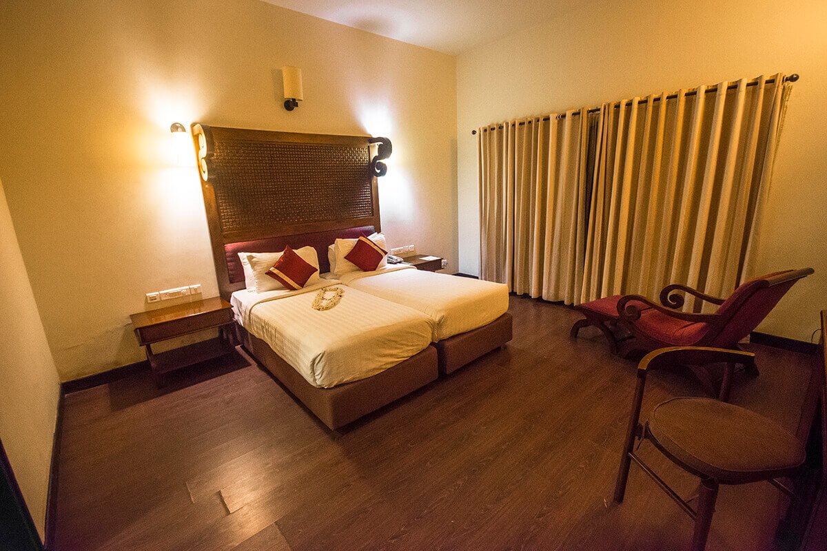 twin bedroom at windflower resort