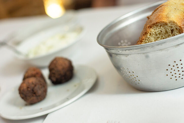 restaurant meal in athens