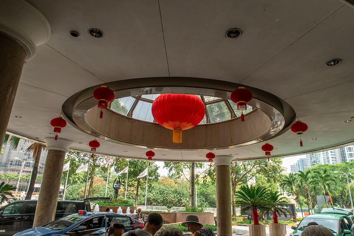 outside in foyer furama riverfront review