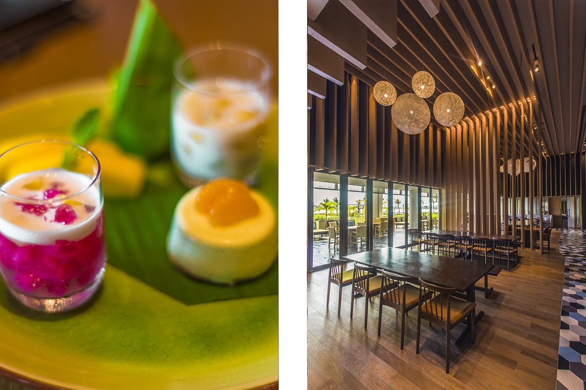 decor at the thai soul restaurant in the grand hyatt kochi bolgatty