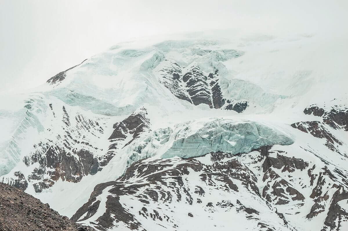 incoming storms high camp to muktinath over thorong la pass on the annapurna circuit
