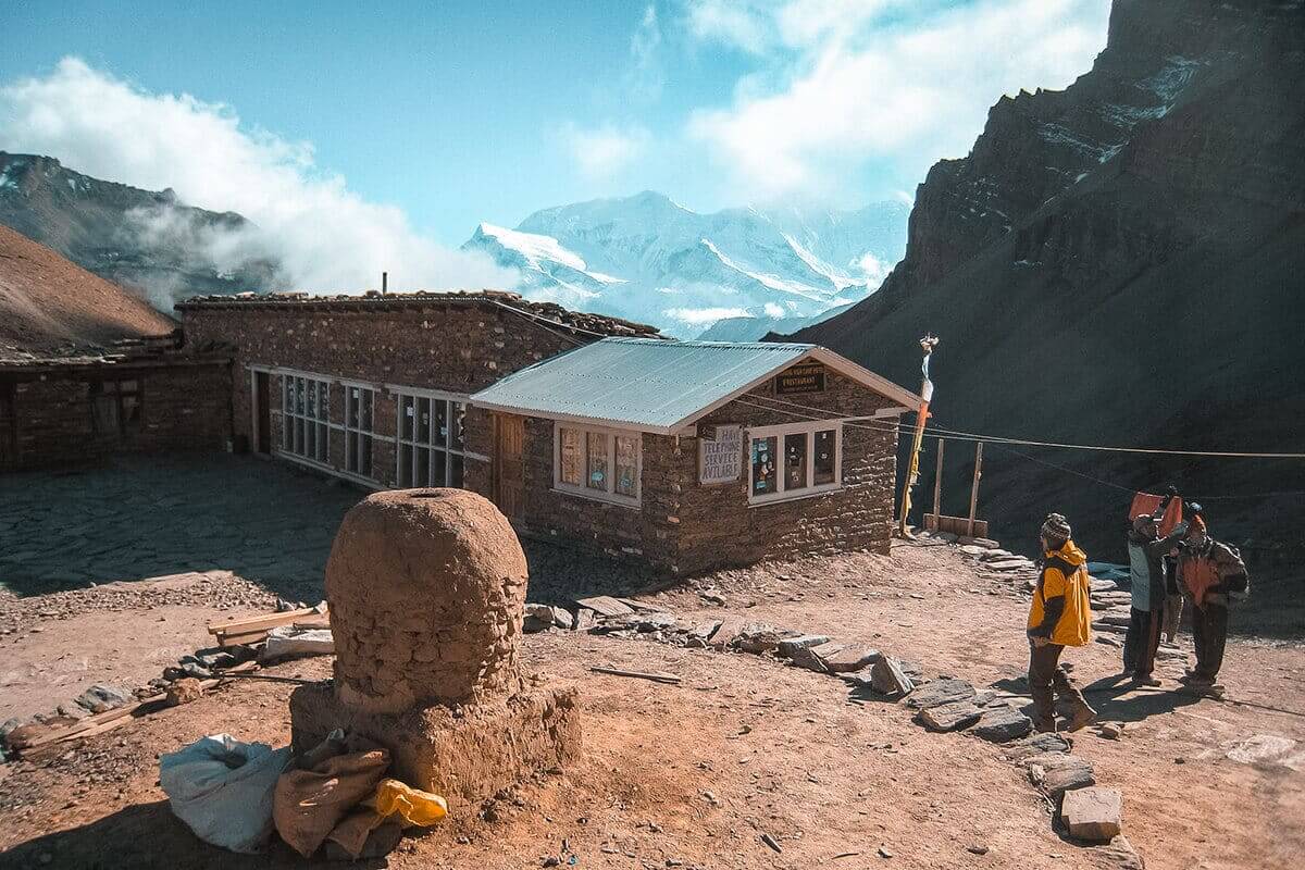 leaving high camp to muktinath over thorong la pass on the annapurna circuit