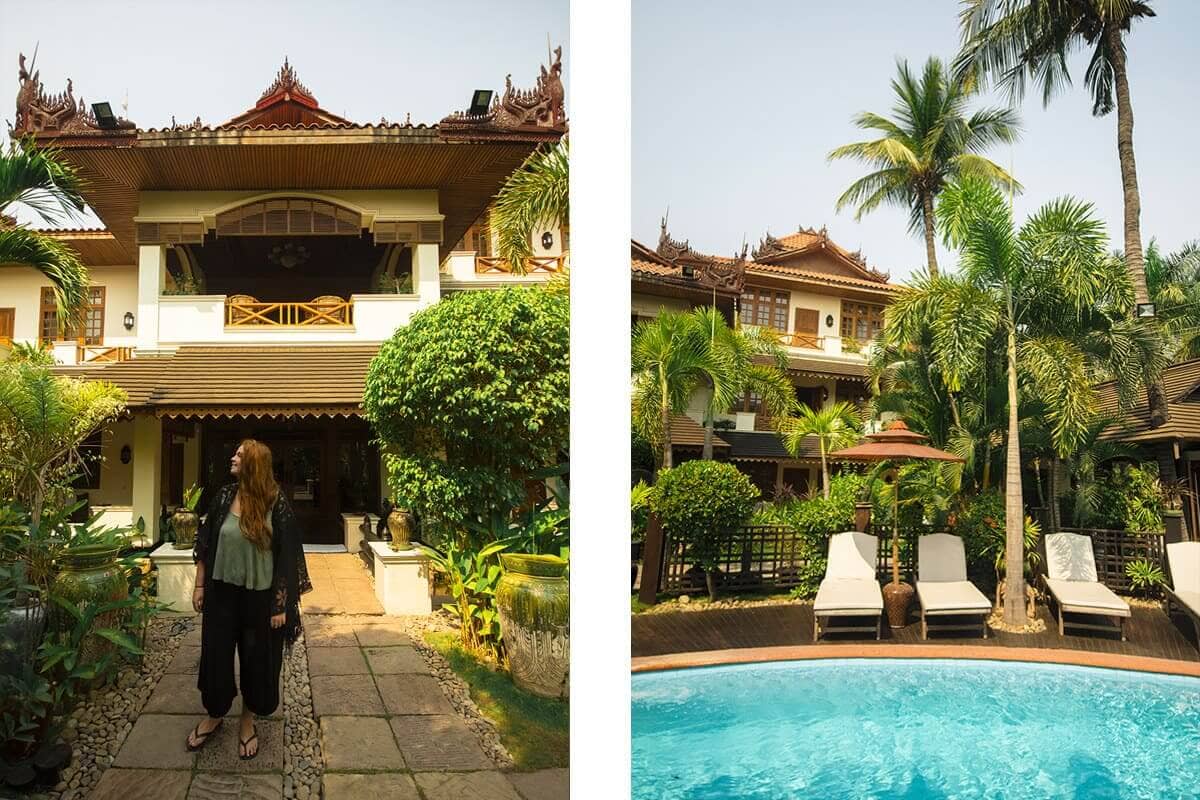 outside and pool area hotel by the red canal