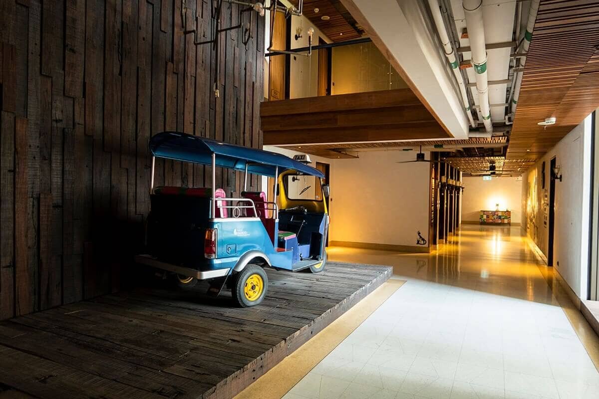 Hotel Indigo Bangkok Wireless Road Review 7 hallway hotel indigo bangkok review