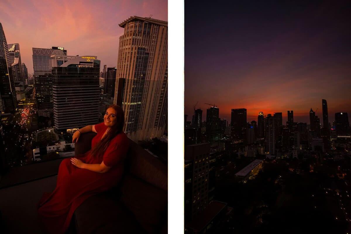 Hotel Indigo Bangkok Wireless Road Review 5 view from CHAR bar hotel indigo bangkok review