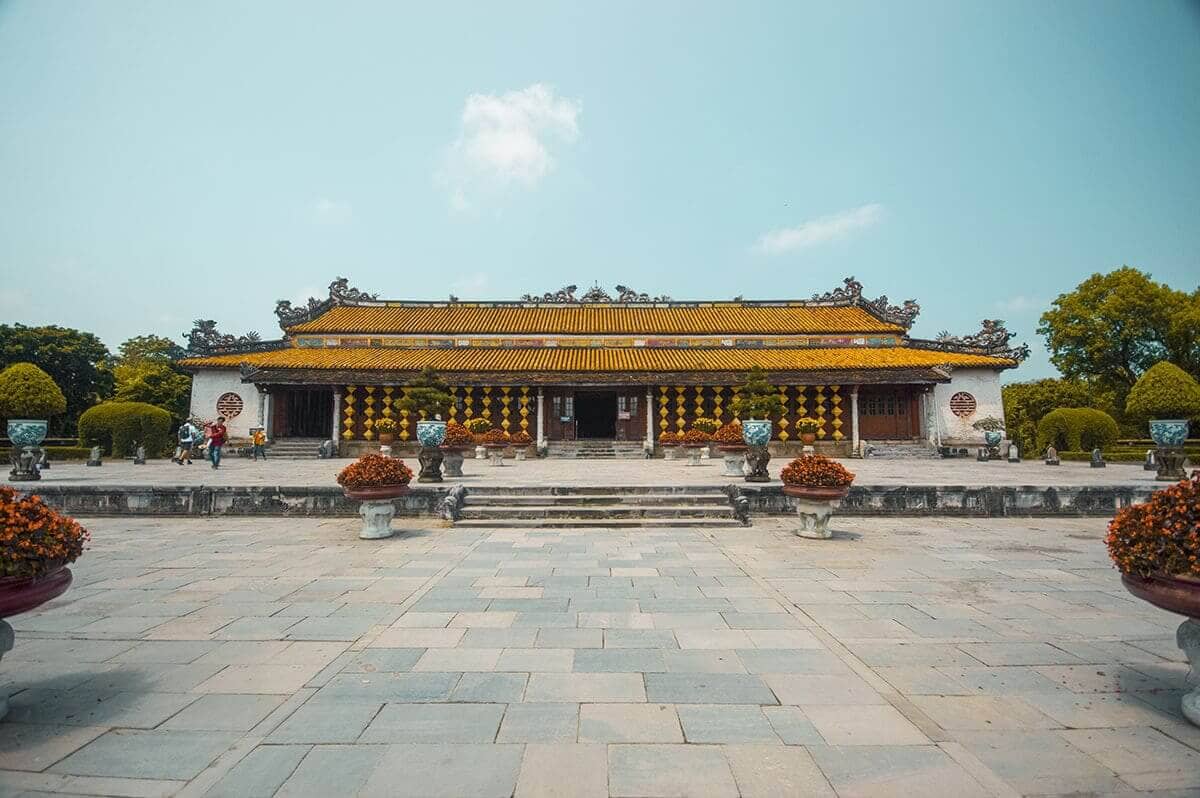 buildings at the imperial city of hue