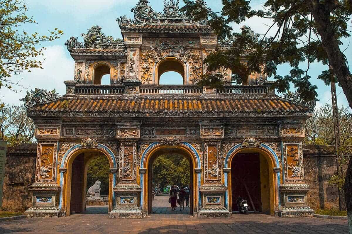 exit of the imperial city of hue