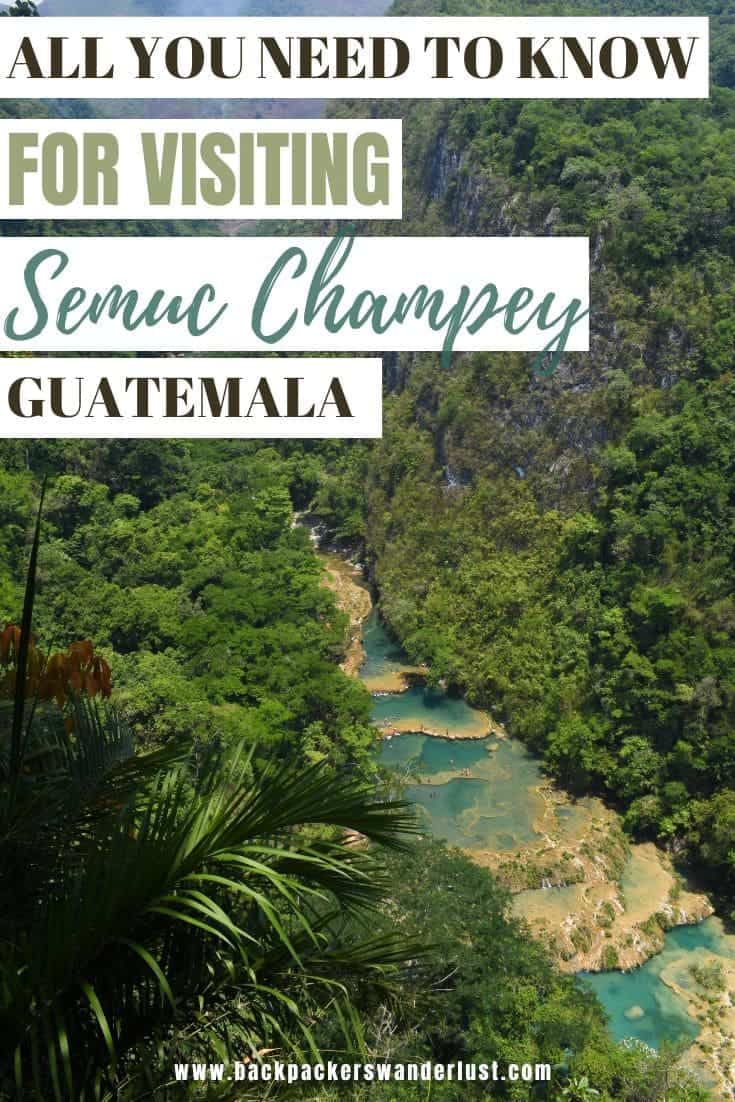 Wondering is Semuc Champey worth it? Well, I am here to answer all that and more. No matter where you are coming from Semuc Champey will be a full day of travel, though for some people this is a highlight. In this travel guide, I will let you everything there is to know about this jungle escape such as prices, transport, where to stay, the best things to do and so much more!