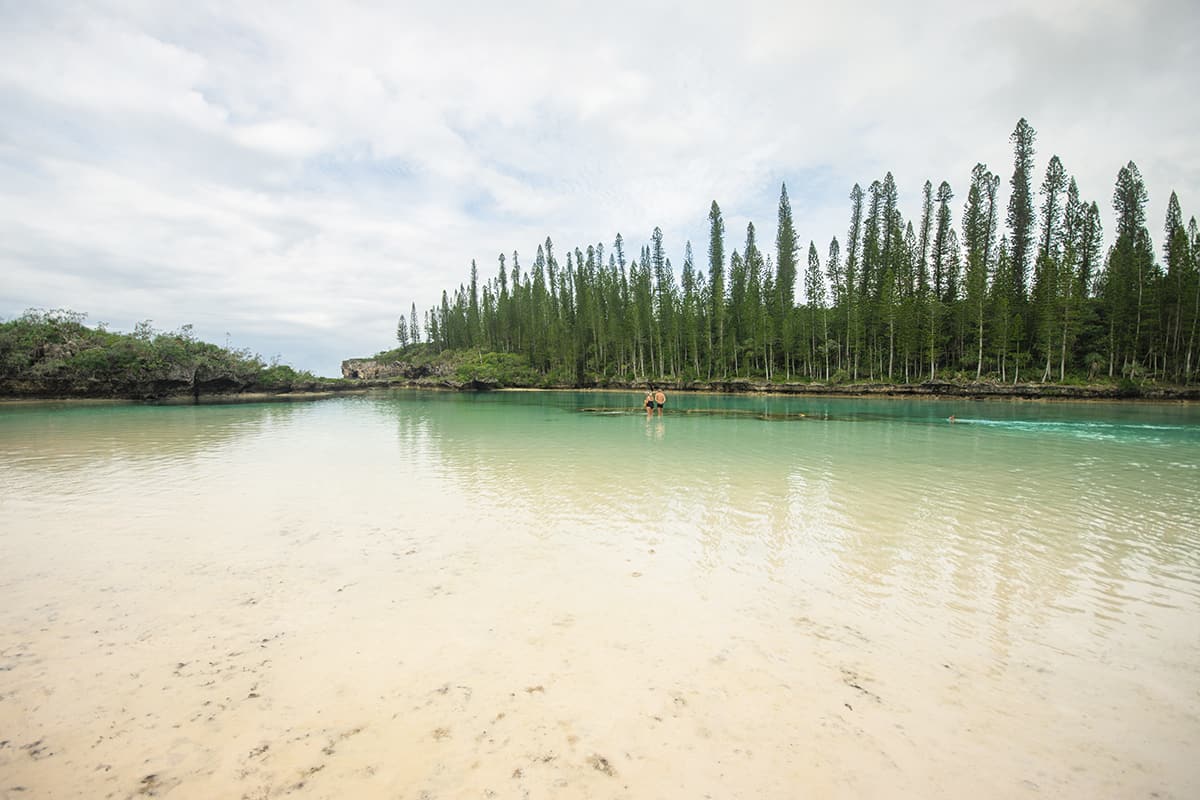looking out to the other part of the natural aquarium where it meets the ocean