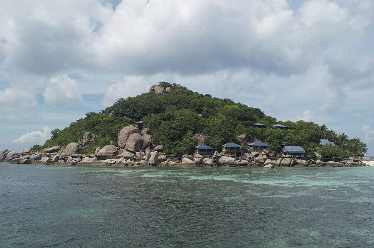 one of the hills on koh nang yuan