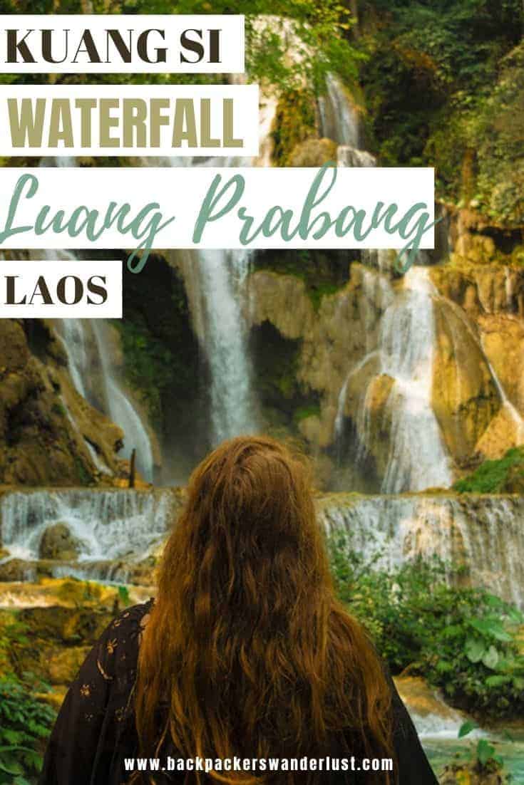 Find out absolutely everything you need to know about visiting Kuang Si Falls in Luang Prabang. Learn about how to get there, what to do, entry fees, where to stay, and more!